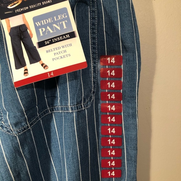 Seven7 Wide Leg Pant, Size 14, NWT - Picture 9 of 12